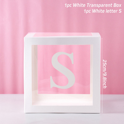 Baby Shower Box läbipaistev õhupallikarp sünnipäeva pulmapeo kaunistus Baby Shower sünnipäevaks kohandatud kirjakast