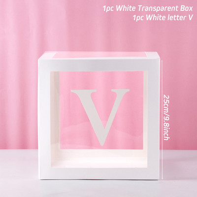 Baby Shower Box läbipaistev õhupallikarp sünnipäeva pulmapeo kaunistus Baby Shower sünnipäevaks kohandatud kirjakast