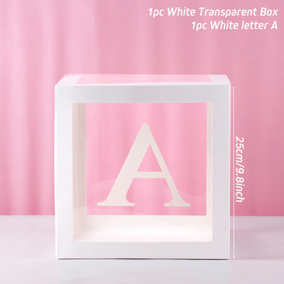 Baby Shower Box läbipaistev õhupallikarp sünnipäeva pulmapeo kaunistus Baby Shower sünnipäevaks kohandatud kirjakast