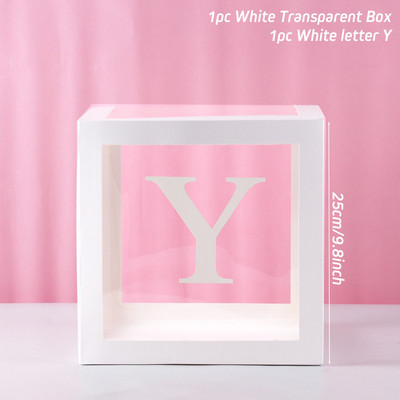 Baby Shower Box läbipaistev õhupallikarp sünnipäeva pulmapeo kaunistus Baby Shower sünnipäevaks kohandatud kirjakast