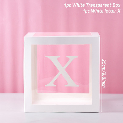 Baby Shower Box läbipaistev õhupallikarp sünnipäeva pulmapeo kaunistus Baby Shower sünnipäevaks kohandatud kirjakast