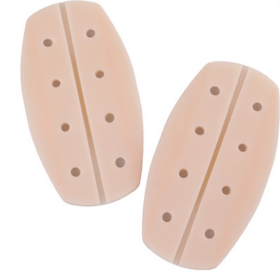 1paar silikoonpesu õlapatsjonid libisemisvastased õlapadjad rinnahoidja rihm Dekompressiooniga DIY rõivatarvikud