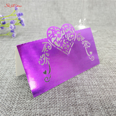 10gb Svinību galda nosaukums Viesu vietu kartītes Galda nosaukums Vietu kartītes Kāzu piederumi Sēdvietu dekorēšana Favor 6Z-SH928