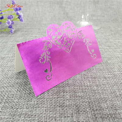 10gb Svinību galda nosaukums Viesu vietu kartītes Galda nosaukums Vietu kartītes Kāzu piederumi Sēdvietu dekorēšana Favor 6Z-SH928