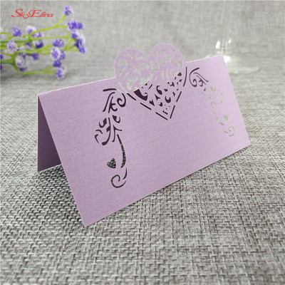 10gb Svinību galda nosaukums Viesu vietu kartītes Galda nosaukums Vietu kartītes Kāzu piederumi Sēdvietu dekorēšana Favor 6Z-SH928