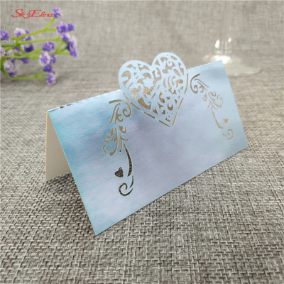 10gb Svinību galda nosaukums Viesu vietu kartītes Galda nosaukums Vietu kartītes Kāzu piederumi Sēdvietu dekorēšana Favor 6Z-SH928