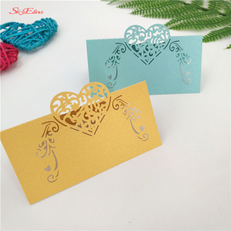 10gb Svinību galda nosaukums Viesu vietu kartītes Galda nosaukums Vietu kartītes Kāzu piederumi Sēdvietu dekorēšana Favor 6Z-SH928