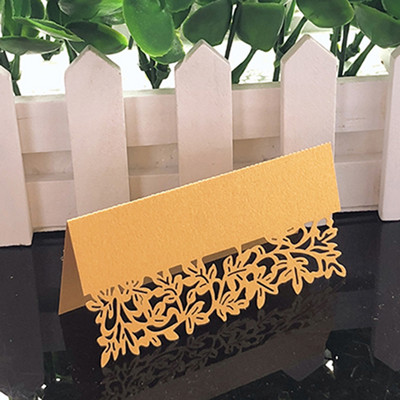 50 gab. Lapas Lāzergrieztas Vietas kartīte Bērnu duša Pielāgotas vārda kartītes ballīšu labvēlības galdam dzimšanas dienas Ziemassvētku kāzu dekorēšanai