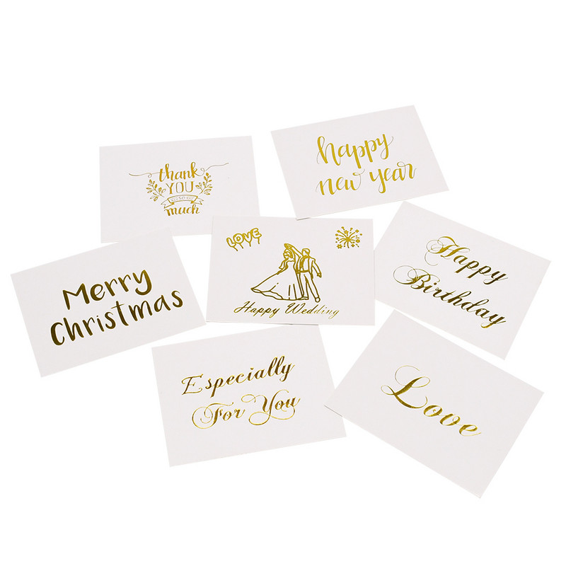 10-30db fehér papír kártya "köszönöm"Kis kártya Ajándék dekorációs kártya Írható kártya 6x8cm esküvői szívesség kártya 6x8cm