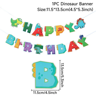 Dinoszaurusz eldobható étkészlet Dinoszaurusz születésnapi parti dekoráció gyerekek fiú baba zuhany léggömbök dzsungel szafari születésnapi kellékek