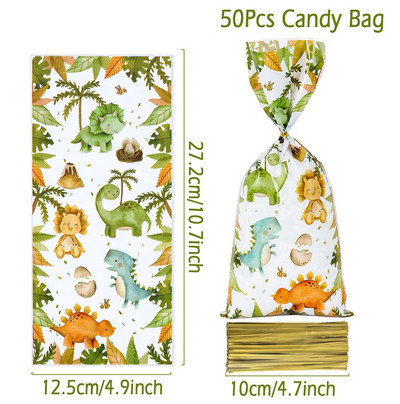 Dinoszaurusz eldobható étkészlet Dinoszaurusz születésnapi parti dekoráció gyerekek fiú baba zuhany léggömbök dzsungel szafari születésnapi kellékek