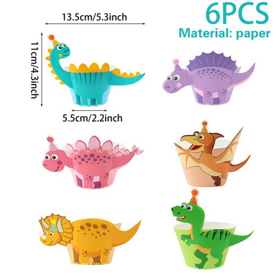 Dinoszaurusz eldobható étkészlet Dinoszaurusz születésnapi parti dekoráció gyerekek fiú baba zuhany léggömbök dzsungel szafari születésnapi kellékek