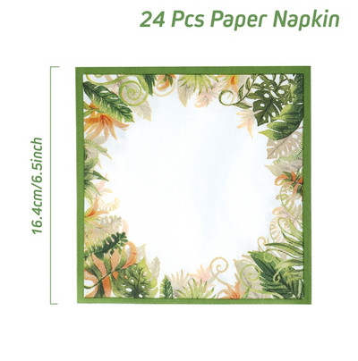 Dinoszaurusz eldobható étkészlet Dinoszaurusz születésnapi parti dekoráció gyerekek fiú baba zuhany léggömbök dzsungel szafari születésnapi kellékek