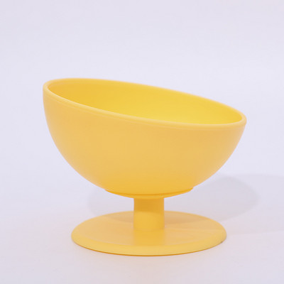 Kaķu bļoda slīpuma dizains Augsta pēda, pret apgāšanos kakla aizsardzība Pārtikas kvalitātes trauks lielas ietilpības mazs suņu barības padevējs