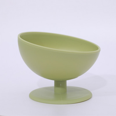 Kaķu bļoda slīpuma dizains Augsta pēda, pret apgāšanos kakla aizsardzība Pārtikas kvalitātes trauks lielas ietilpības mazs suņu barības padevējs