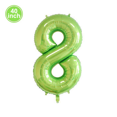 Álló zöld dinoszaurusz fóliás léggömbök 3. születésnapi dekoráció dinoszauruszparti léggömbök transzparens dzsungel állatalkatrészeinek kellékei gömbök