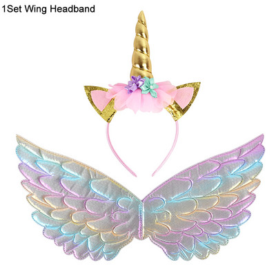 Varavīksnes vienradžu ballīšu baloni vienreizlietojamie galda piederumi dāvanu maisiņi bērniem, vienradzis, dzimšanas dienas ballītes dekorēšanas piederumi