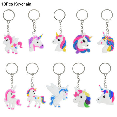 Varavīksnes vienradžu ballīšu baloni vienreizlietojamie galda piederumi dāvanu maisiņi bērniem, vienradzis, dzimšanas dienas ballītes dekorēšanas piederumi