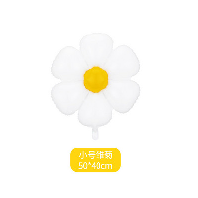 Margrietiņas dzimšanas dienas svinību dekorēšana bērniem, karoga izvelkama 7 collu margrietiņas šķīvīša pirmās dzimšanas dienas ballītes dekorēšanas piederumi