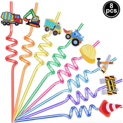 Jucărie cu balon din folie 4D autoportant Forțele armate Digger Vehicul de inginerie Băieți Construcție Balon de naștere Decor pentru petrecere