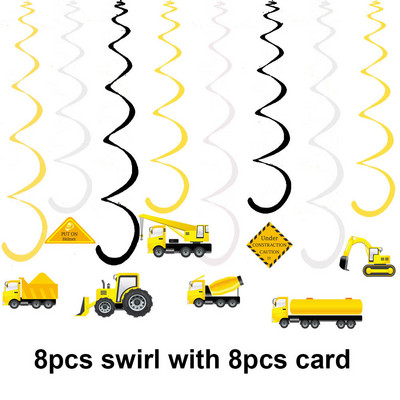 Jucărie cu balon din folie 4D autoportant Forțele armate Digger Vehicul de inginerie Băieți Construcție Balon de naștere Decor pentru petrecere