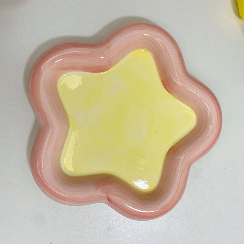 Kisállat macskatál aranyos karikatúra kisállat ivóvíz etetőtál Kerámia Macskaeledel Kutyaeledel edények Macska kutya kisállat kellékek