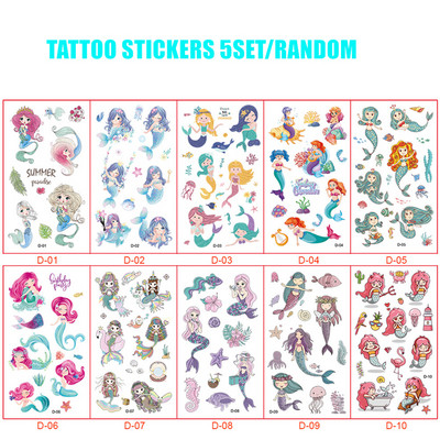 Sellő téma Születésnapi parti díszek sellő eldobható evőeszközök csésze tányérok lányoknak sellő parti kellékek