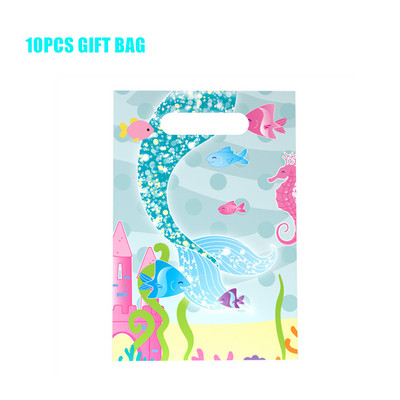 Sellő téma Születésnapi parti díszek sellő eldobható evőeszközök csésze tányérok lányoknak sellő parti kellékek