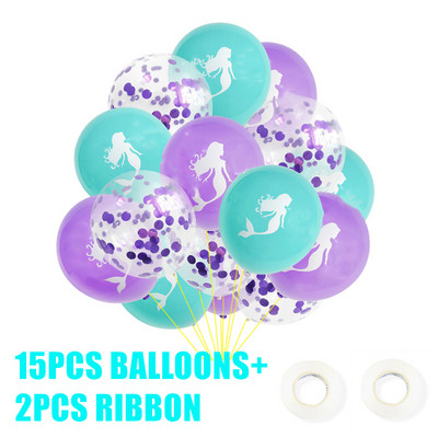 Sellő téma Születésnapi parti díszek sellő eldobható evőeszközök csésze tányérok lányoknak sellő parti kellékek