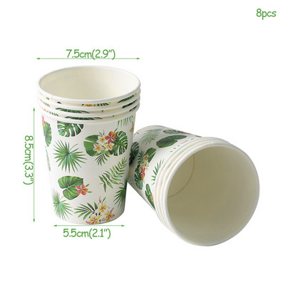 Hawaii buli díszek Flamingó füzérek Banner léggömbök ALOHA Luau Party Tropical Summer Beach Születésnapi parti kellékek