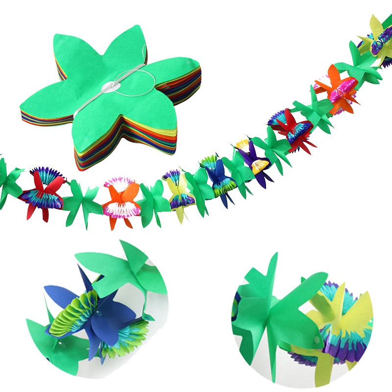 Hawaii buli díszek Flamingó füzérek Banner léggömbök ALOHA Luau Party Tropical Summer Beach Születésnapi parti kellékek