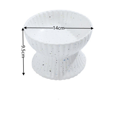 Μπολ για γάτες Μπολ με τροφή για κατοικίδια πορσελάνινο μπολ τροφοδοσίας σκύλου Προστασία λαιμού Μπολ με ψηλά πόδια Μπολ Κεραμικό μπολ για κατοικίδια Μπολ με νερό για γάτα Μπολ για κατοικίδια