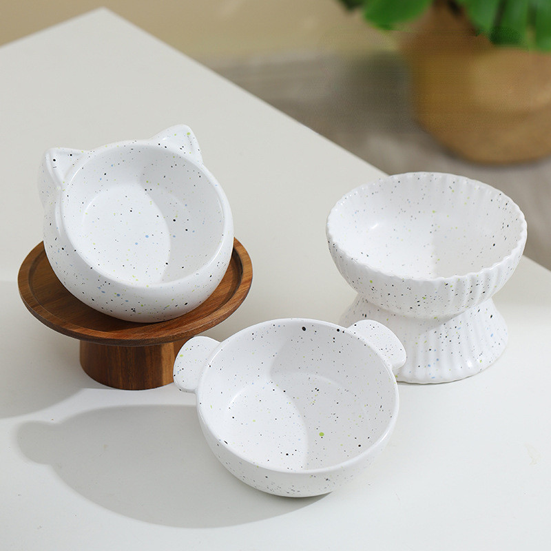 Μπολ για γάτες Μπολ με τροφή για κατοικίδια πορσελάνινο μπολ τροφοδοσίας σκύλου Προστασία λαιμού Μπολ με ψηλά πόδια Μπολ Κεραμικό μπολ για κατοικίδια Μπολ με νερό για γάτα Μπολ για κατοικίδια