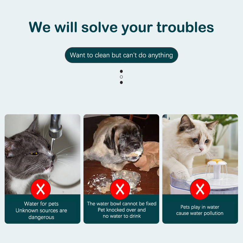 Bol pentru pisici pentru animale de companie Hrănitor automat 2-în-1 Bol pentru hrana pentru pisici pentru câini Băutor de apă Fântână Bol din plastic Hrănitor înalt pentru pisici Materiale de siguranță