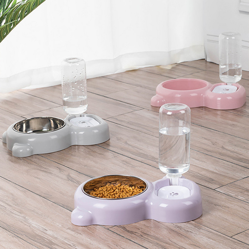 jauns mājdzīvnieku automātiskais ūdens padevējs pārtikas dozators pārnēsājams suņu kaķu ūdens padeves padevējs suņu kaķu mājdzīvnieku piederumu bļodiņai