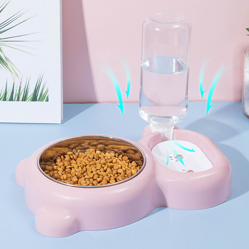 jauns mājdzīvnieku automātiskais ūdens padevējs pārtikas dozators pārnēsājams suņu kaķu ūdens padeves padevējs suņu kaķu mājdzīvnieku piederumu bļodiņai