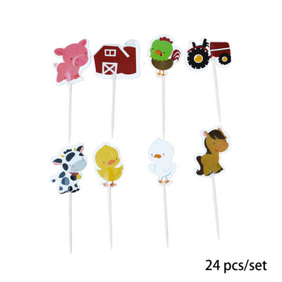 1 rinkinys ūkio teminių kartoninių traktoriaus transporto priemonių vienkartinių stalo reikmenų su gimtadieniu sunkvežimio reklamjuostės berniuko ūkio traktoriaus gimtadienio dekoravimui