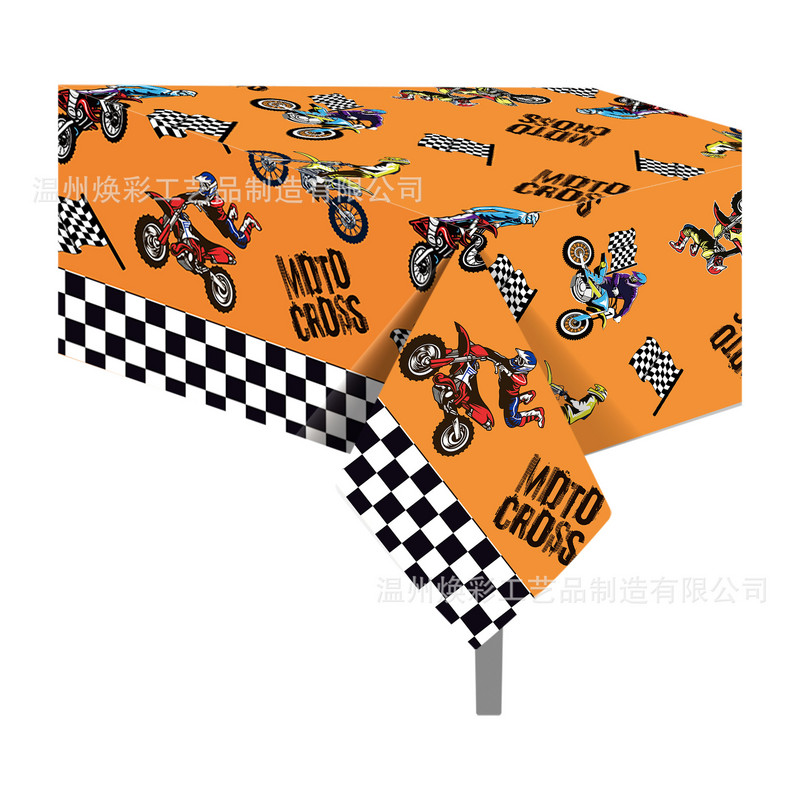 Motorkerékpár tematikus buli tányérok poharak léggömb Motocross evőeszközök Dirt Bike Party csészék Gyerek motorkerékpár Születésnapi buli Díszek