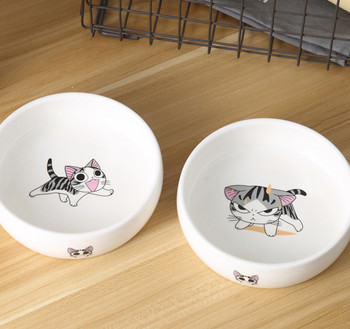νέα άφιξη mul-style Σούπερ χαριτωμένο μπολ για γάτες κεραμική εκτύπωση μπολ τροφής για γάτες μπολ τροφών για κατοικίδια μπολ νερό μπολ προμήθειες κατοικίδιων μπολ τροφοδοσίας κατοικίδιων