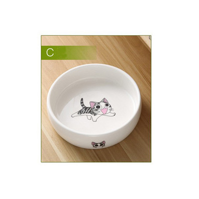 új érkezés mul-style Szuper aranyos macska tál kerámia nyomtatás macskaeledel tál állateledel tál vizestál kisállat kellékek kisállat etető tál