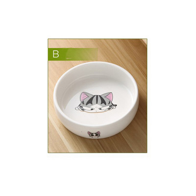 új érkezés mul-style Szuper aranyos macska tál kerámia nyomtatás macskaeledel tál állateledel tál vizestál kisállat kellékek kisállat etető tál