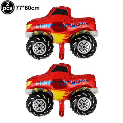 Sacīkšu auto dzimšanas dienas piederumi 2gab sacīkšu motocikla balonu ķivere gaisa balons motokrosa sacīkšu ballīte netīrumu velosipēda tematiskā ballītes dekorācija