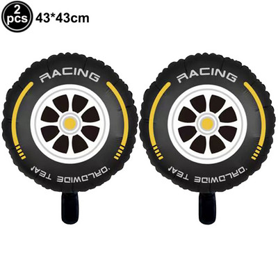 Sacīkšu auto dzimšanas dienas piederumi 2gab sacīkšu motocikla balonu ķivere gaisa balons motokrosa sacīkšu ballīte netīrumu velosipēda tematiskā ballītes dekorācija