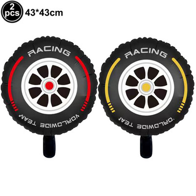 Sacīkšu auto dzimšanas dienas piederumi 2gab sacīkšu motocikla balonu ķivere gaisa balons motokrosa sacīkšu ballīte netīrumu velosipēda tematiskā ballītes dekorācija