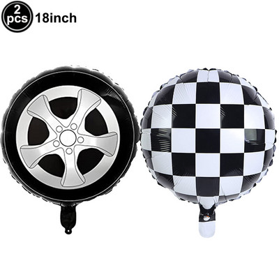 Sacīkšu auto dzimšanas dienas piederumi 2gab sacīkšu motocikla balonu ķivere gaisa balons motokrosa sacīkšu ballīte netīrumu velosipēda tematiskā ballītes dekorācija