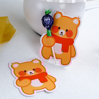 50 gab. jauks dzīvnieks, pīle, lācis, konfektes, konfektes, dekorācijas kartītes kāzu bērnu dzimšanas dienas svinībām, piederumi trušiem dāvanu aksesuāri