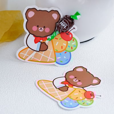 50 gab. jauks dzīvnieks, pīle, lācis, konfektes, konfektes, dekorācijas kartītes kāzu bērnu dzimšanas dienas svinībām, piederumi trušiem dāvanu aksesuāri