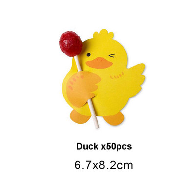 50 gab. jauks dzīvnieks, pīle, lācis, konfektes, konfektes, dekorācijas kartītes kāzu bērnu dzimšanas dienas svinībām, piederumi trušiem dāvanu aksesuāri