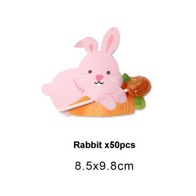 50 gab. jauks dzīvnieks, pīle, lācis, konfektes, konfektes, dekorācijas kartītes kāzu bērnu dzimšanas dienas svinībām, piederumi trušiem dāvanu aksesuāri