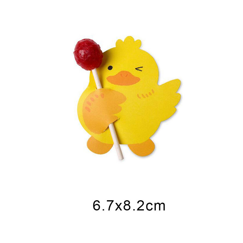 50 gab. jauks dzīvnieks, pīle, lācis, konfektes, konfektes, dekorācijas kartītes kāzu bērnu dzimšanas dienas svinībām, piederumi trušiem dāvanu aksesuāri